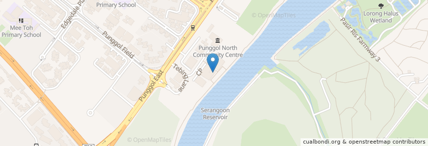 Mapa de ubicacion de Uncle Leong en Singapura, Northeast.