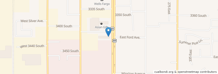 Mapa de ubicacion de Ichiban Sushi and Asian Grill en ایالات متحده آمریکا, یوتا, Salt Lake County, South Salt Lake.