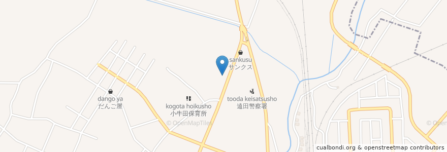 Mapa de ubicacion de 大ちゃん食堂 en Japan, Präfektur Miyagi, 遠田郡, 美里町.