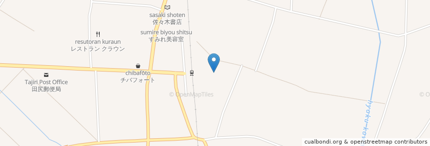 Mapa de ubicacion de 貴船神社 en 日本, 宮城県, 大崎市.