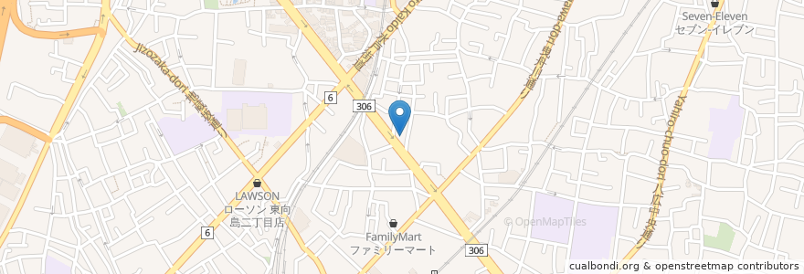 Mapa de ubicacion de 東向島児童館 en 일본, 도쿄도, 墨田区.