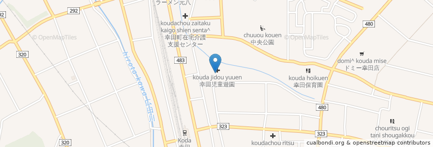 Mapa de ubicacion de 幸田町 en Japón, Prefectura De Aichi, 額田郡, 幸田町.