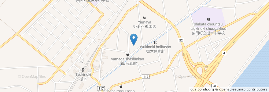 Mapa de ubicacion de 飯淵歯科医院 en Jepun, 宮城県, 柴田郡, 柴田町.