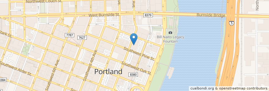 Mapa de ubicacion de Shalom Y'all en United States, Oregon, Portland, Multnomah County.