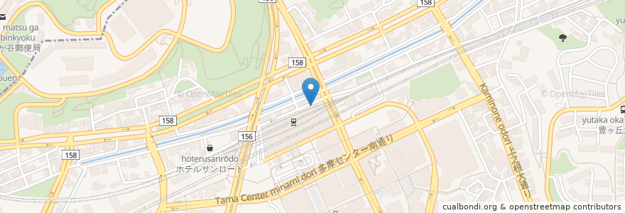 Mapa de ubicacion de 塚田牧場 en Japão, Tóquio, 多摩市.