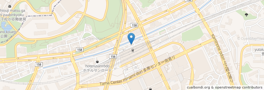 Mapa de ubicacion de コサカ薬局 en اليابان, 東京都, 多摩市.