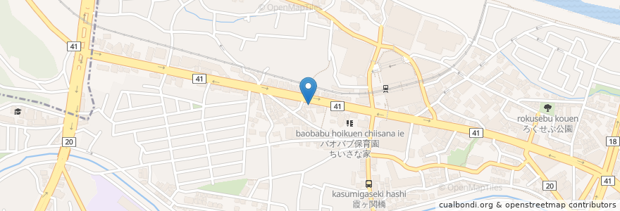 Mapa de ubicacion de さかした接骨院 en Jepun, 東京都, 多摩市.