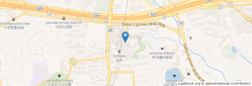 Mapa de ubicacion de 吹田市立山田駅前図書館 en 일본, 오사카부, 吹田市.