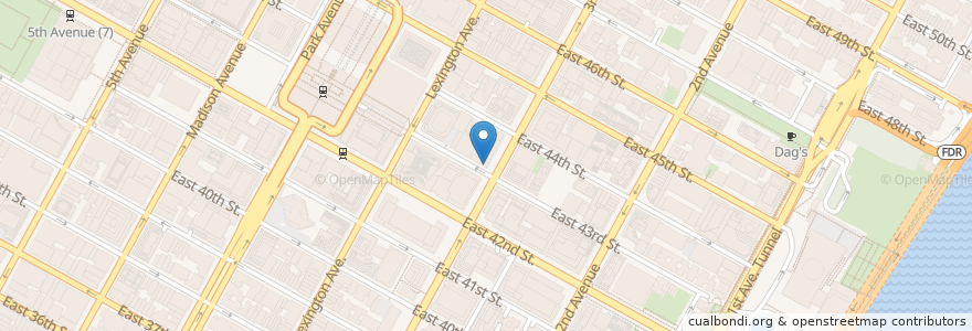 Mapa de ubicacion de Wok To Walk en Соединённые Штаты Америки, Нью-Йорк, Нью-Йорк, Округ Нью-Йорк, Манхэттен, Manhattan Community Board 6.