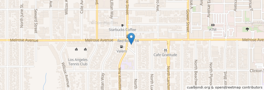 Mapa de ubicacion de Mario's Peruvian Restaurant en Соединённые Штаты Америки, Калифорния, Los Angeles County, Лос-Анджелес.