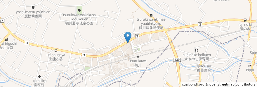 Mapa de ubicacion de 横浜銀行 en Japan, 東京都, 町田市.