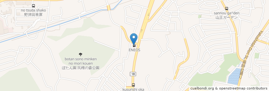Mapa de ubicacion de ENEOS en Japón, Tokio, Machida.