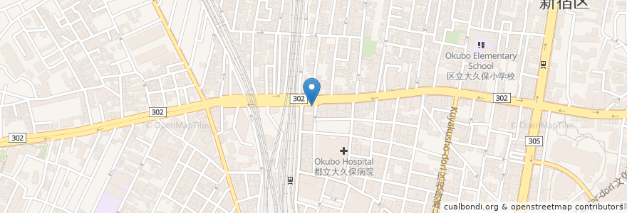 Mapa de ubicacion de アインソフ リプル en Japón, Tokio, Shinjuku.