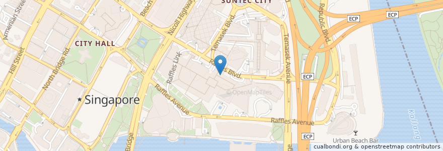 Mapa de ubicacion de Mouth Restaurant en Singapur, Central.
