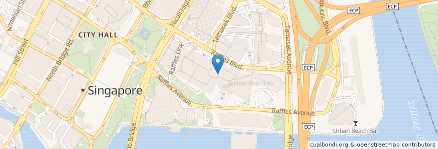 Mapa de ubicacion de Watsons en シンガポール, Central.