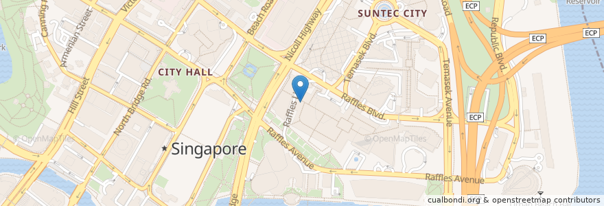 Mapa de ubicacion de 4Fingers en 新加坡, 中区.