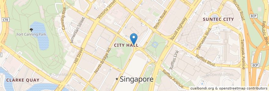 Mapa de ubicacion de Guardian en سنغافورة, Central.