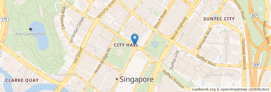 Mapa de ubicacion de KOI Cafe en سنغافورة, Central.
