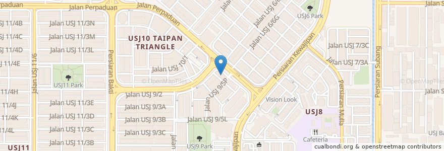 Mapa de ubicacion de The Dentist @ QHC en Malásia, Selangor, Majlis Bandaraya Subang Jaya.