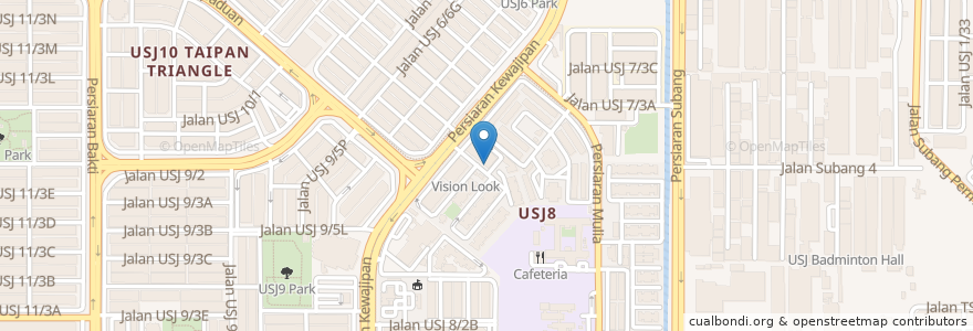Mapa de ubicacion de Restoran Nora en مالزی, سلانگور, Majlis Bandaraya Subang Jaya.