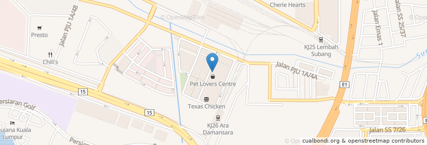 Mapa de ubicacion de Am Sande Cafe en Malesia, Selangor, Petaling Jaya.