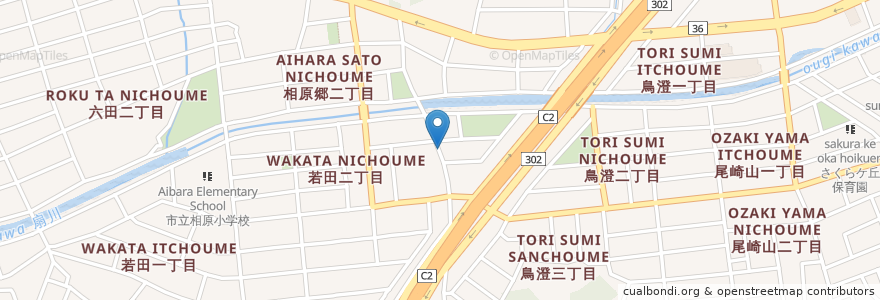 Mapa de ubicacion de 緑区 en 日本, 愛知県, 名古屋市, 緑区.