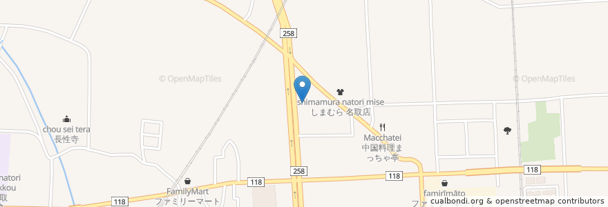 Mapa de ubicacion de 喜多方ラーメン 大安食堂 en 일본, 미야기현, 名取市.