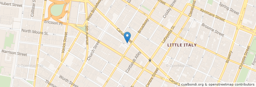Mapa de ubicacion de Duane Reade en 美利坚合众国/美利堅合眾國, 纽约州 / 紐約州, 纽约, 纽约县, Manhattan, Manhattan Community Board 2.