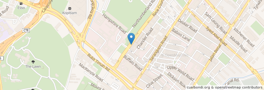Mapa de ubicacion de Jaggi's en Singapore, Central.