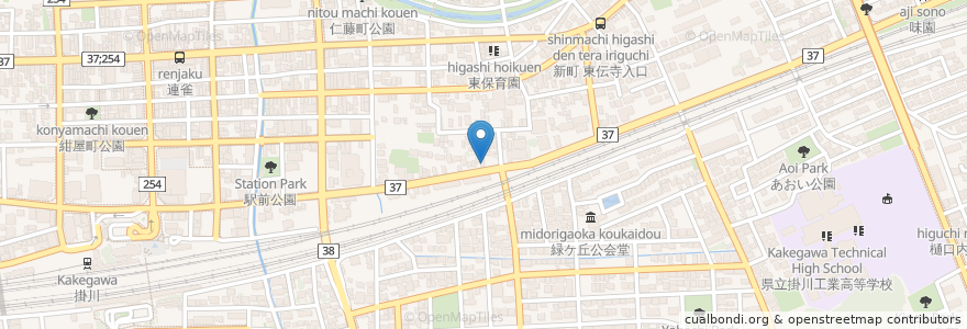 Mapa de ubicacion de トヨタレンタカー en Japan, Shizuoka Prefecture, Kakegawa.