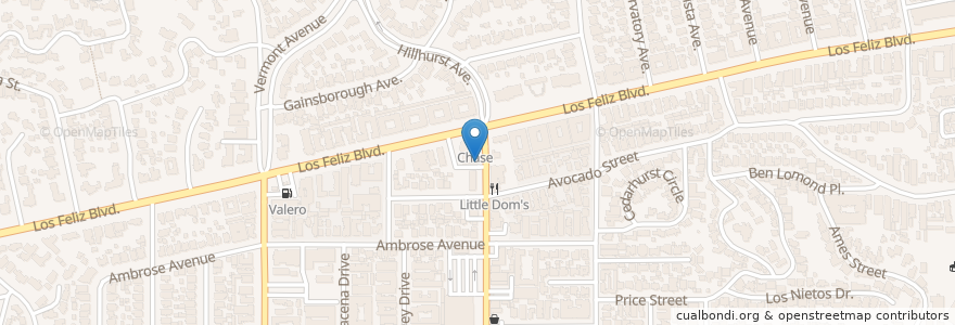 Mapa de ubicacion de Stamp Proper Foods en Stati Uniti D'America, California, Los Angeles County, Los Angeles.