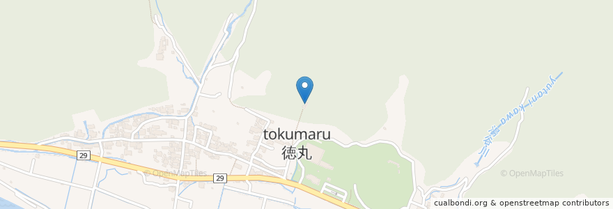 Mapa de ubicacion de 白山神社 en Japón, Prefectura De Tottori, 八頭郡, 八頭町.