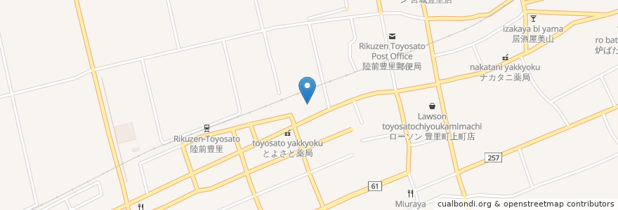 Mapa de ubicacion de 佐藤医院 en 日本, 宮城県, 登米市.