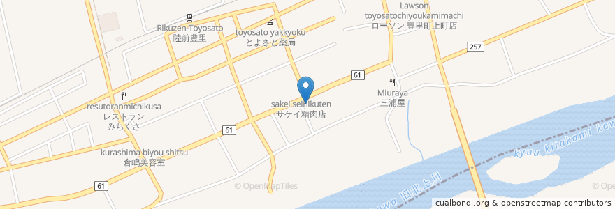 Mapa de ubicacion de 美吉家 en 日本, 宮城県, 登米市.