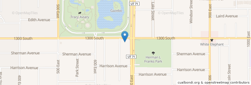 Mapa de ubicacion de Gospel Grace Church en Vereinigte Staaten Von Amerika, Utah, Salt Lake County, Salt Lake City.