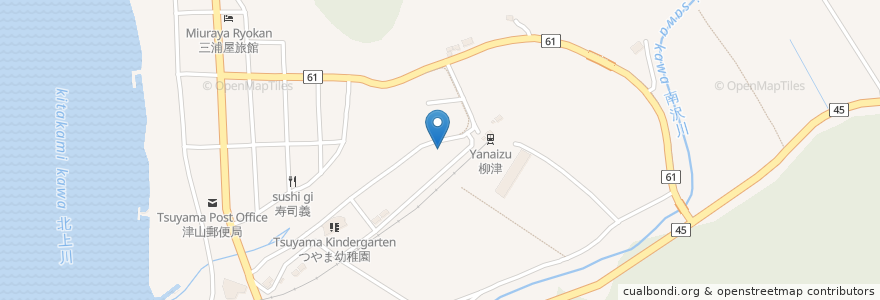 Mapa de ubicacion de 津山歯科診療所 en Japón, Prefectura De Miyagi, 登米市.
