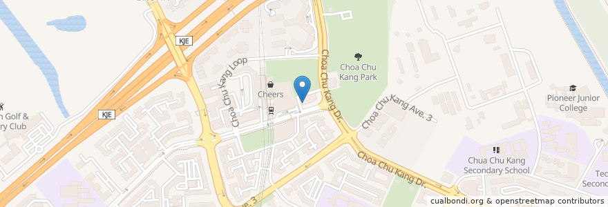 Mapa de ubicacion de Choa Chu Kang Central Post Office en 新加坡, 西南区.