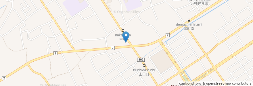 Mapa de ubicacion de cafeレストラン ガスト en 日本, 滋賀県/滋賀縣, 近江八幡市.