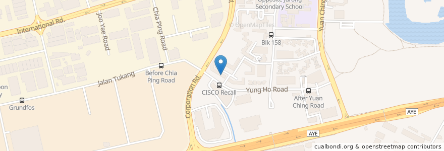 Mapa de ubicacion de Drs Koo Loh & Associates en Singapura, Southwest.