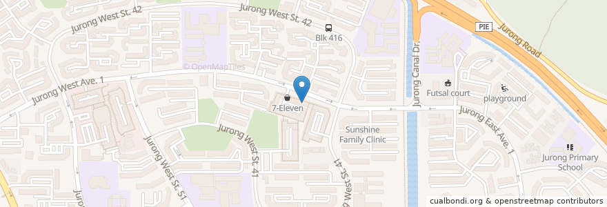 Mapa de ubicacion de Central 24-HR Clinic en Singapur, Southwest.