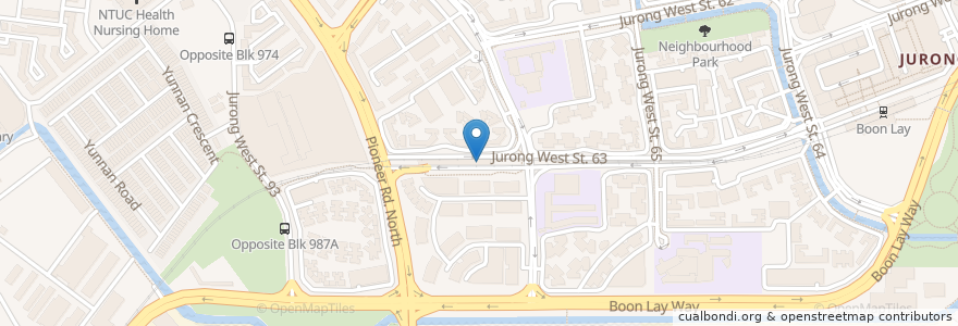 Mapa de ubicacion de Drs Koo, Fok & Associates en Singapur, Southwest.