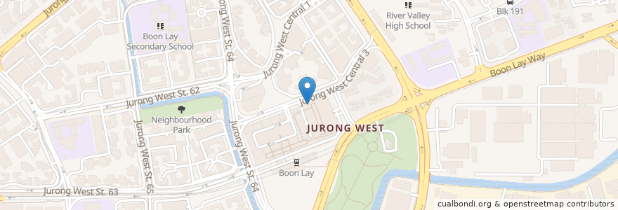 Mapa de ubicacion de Dr W K Koo & Associates en Singapur, Southwest.