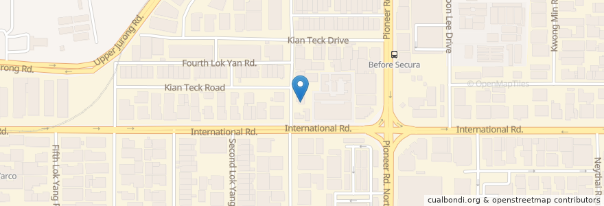Mapa de ubicacion de Drs Koo, Fok & Associates en Singapore, Southwest.