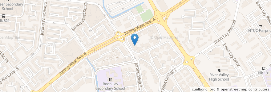 Mapa de ubicacion de Frontier Medical Associates en シンガポール, Southwest.