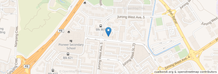 Mapa de ubicacion de Everhealth Family Clinic & Surgery en Singapur, Southwest.