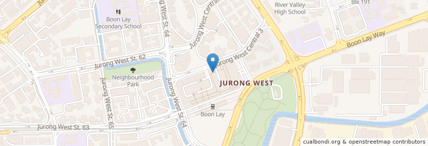 Mapa de ubicacion de Jurpoint Medicare Clinic en Singapore, Southwest.