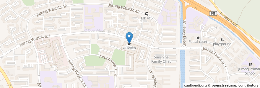 Mapa de ubicacion de John T.L. Lim Clinic & Surgery en Singapur, Southwest.