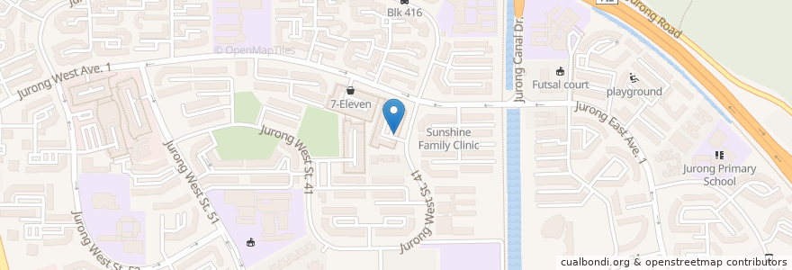 Mapa de ubicacion de Loi+Wong Clinic & Surgery en Singapore, Southwest.