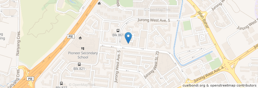 Mapa de ubicacion de Lee Family Clinic en 싱가포르, Southwest.
