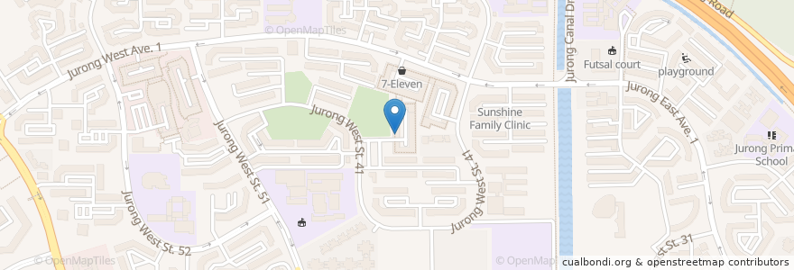 Mapa de ubicacion de Sunnyvale Clinic & Surgery en Singapur, Southwest.